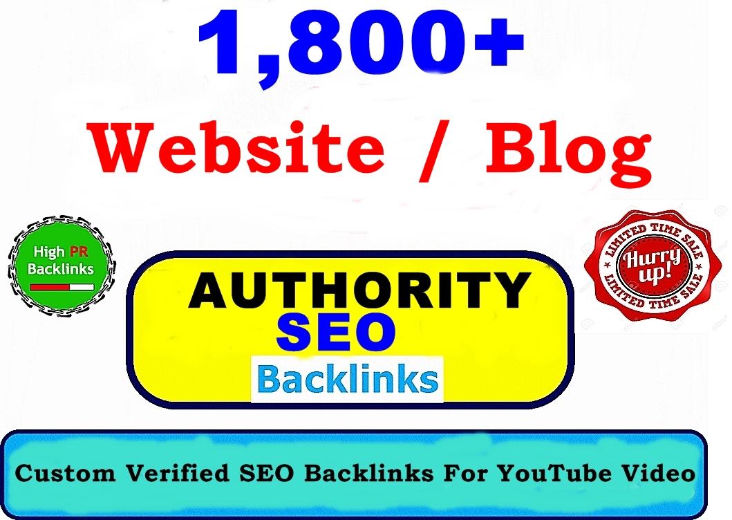 Carefully Create 1800+Authority Backlinks To Assist Your Google Ranking-Bonus On Every Order Applies