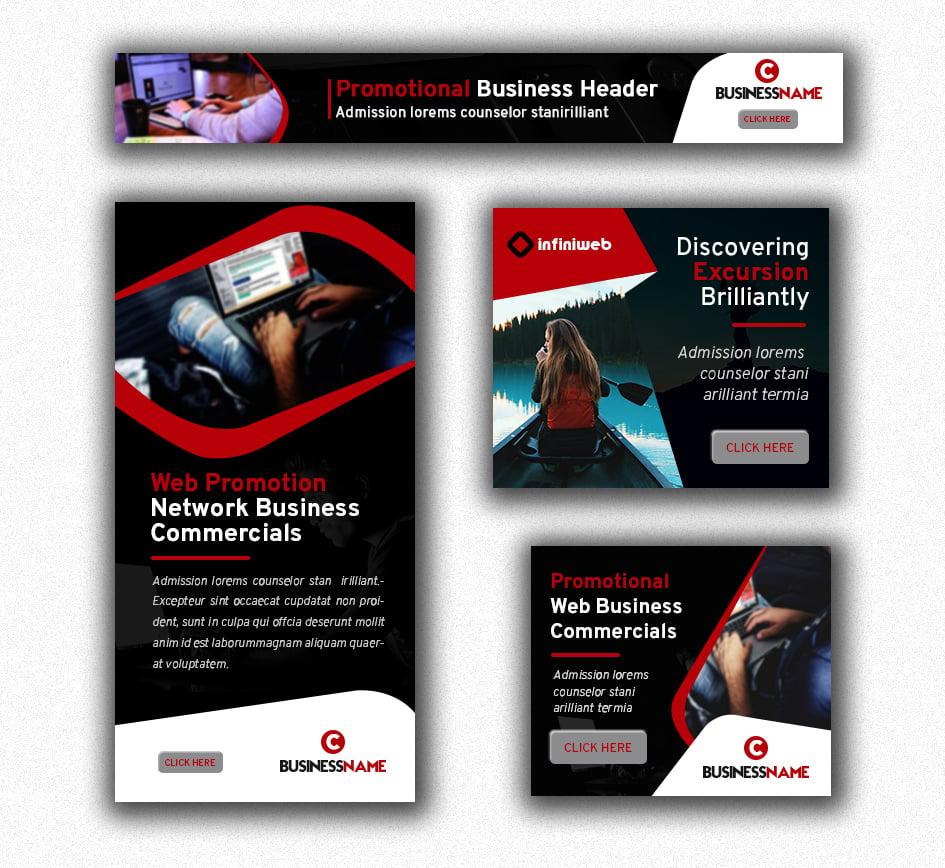 Design uniqe banner, header,ads or cover for your site 