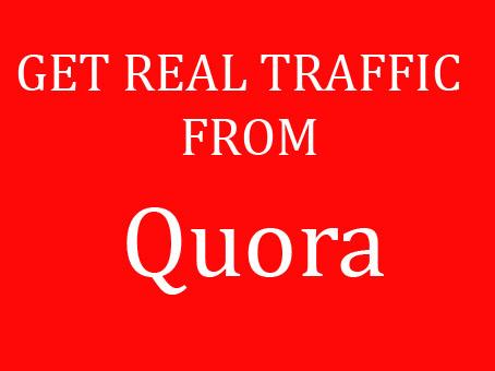 Offer targeted and organic Traffic by 10 quora answer posting
