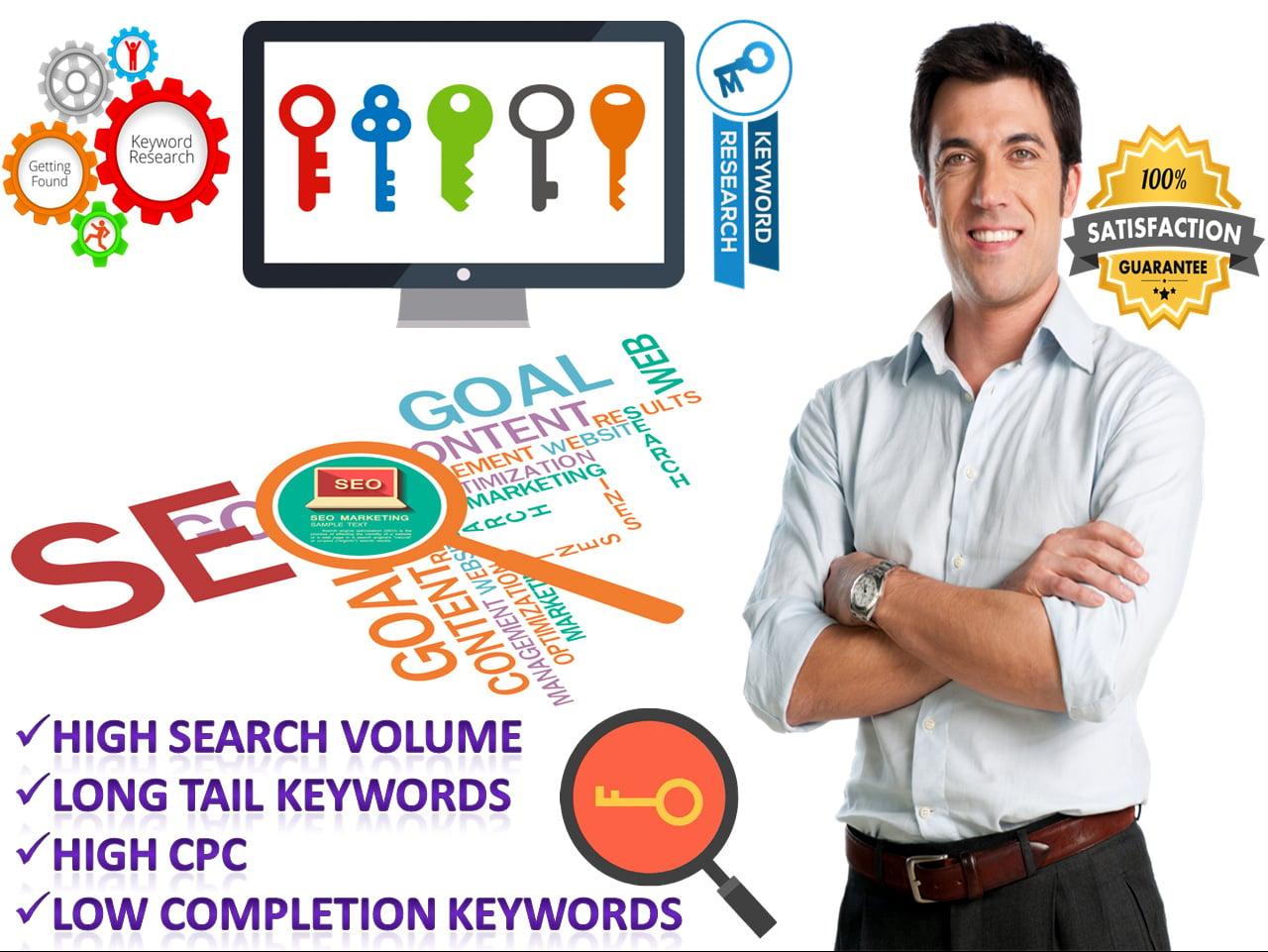 Arrange SEO Keyword Research & get 100 plus Keyword