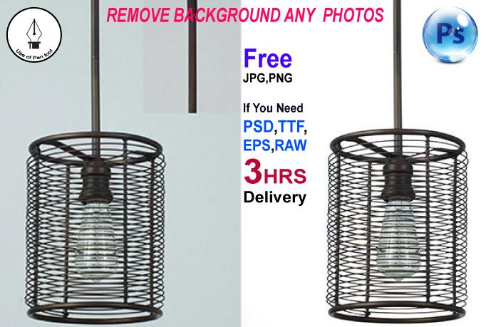Remove Background Cut out Photos put Background White or Transparent