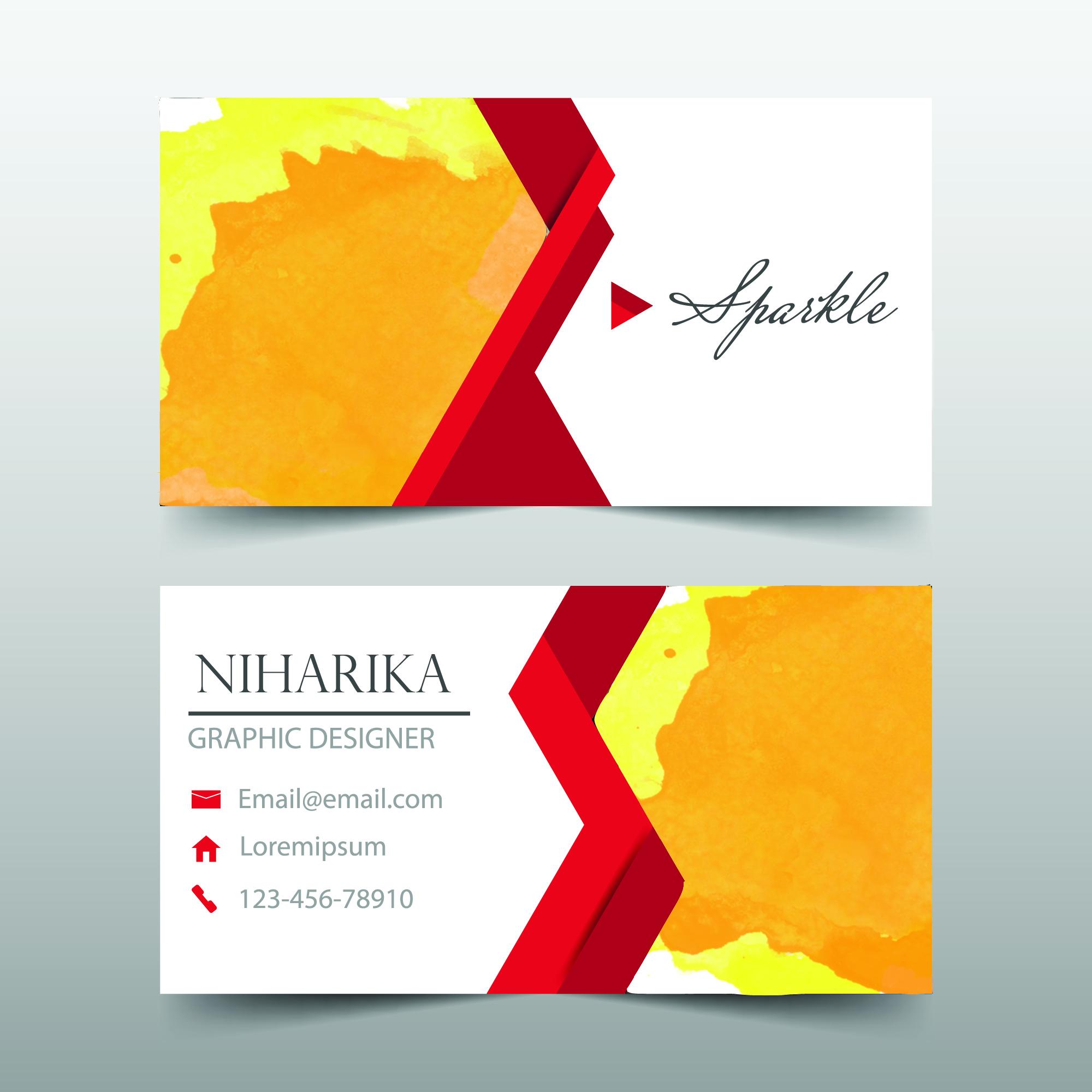 Design Business Card And Do 2 Realistic Mock Ups