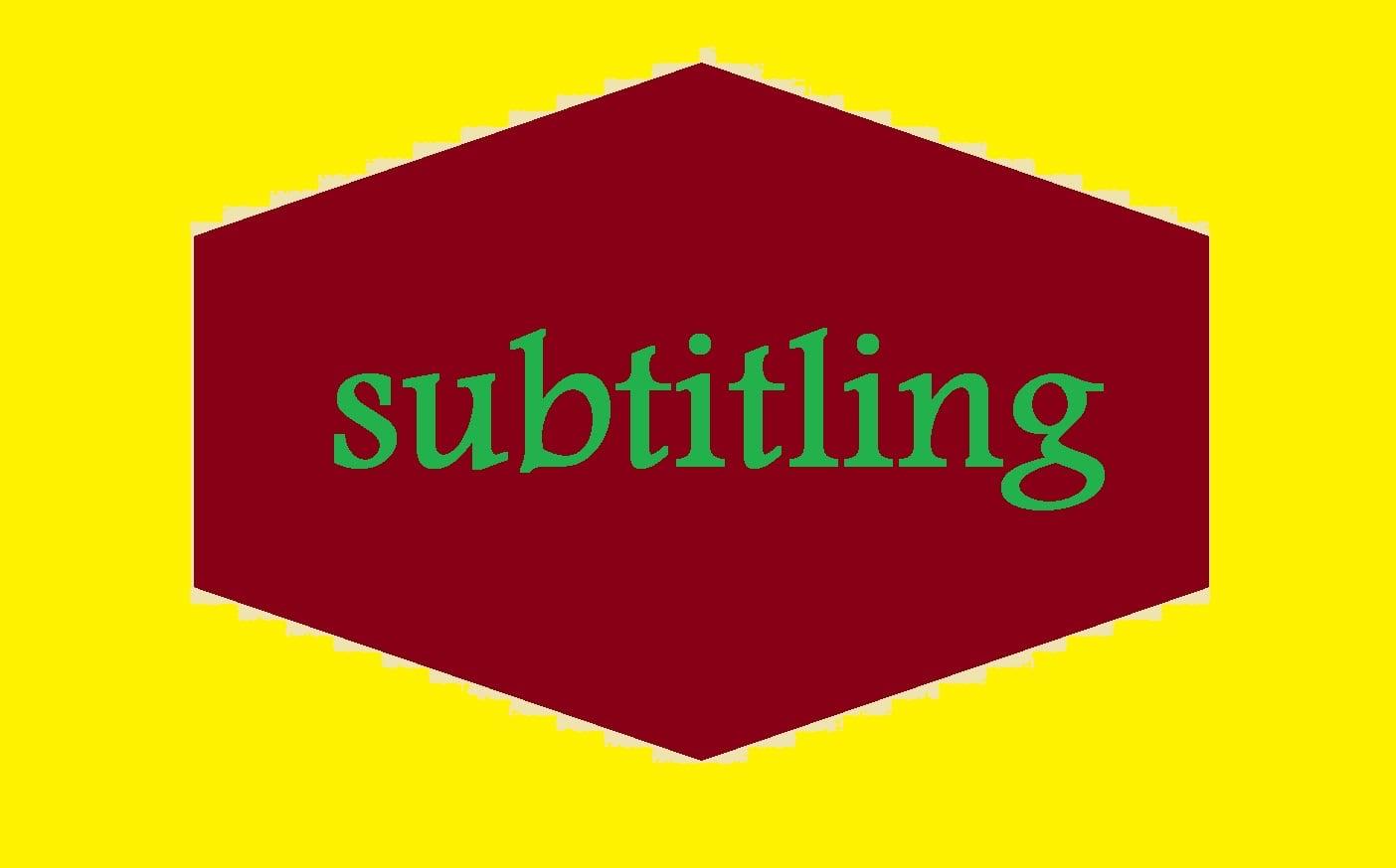 I make subtitle for films and movies with Adjust the timing , up two hour 50
