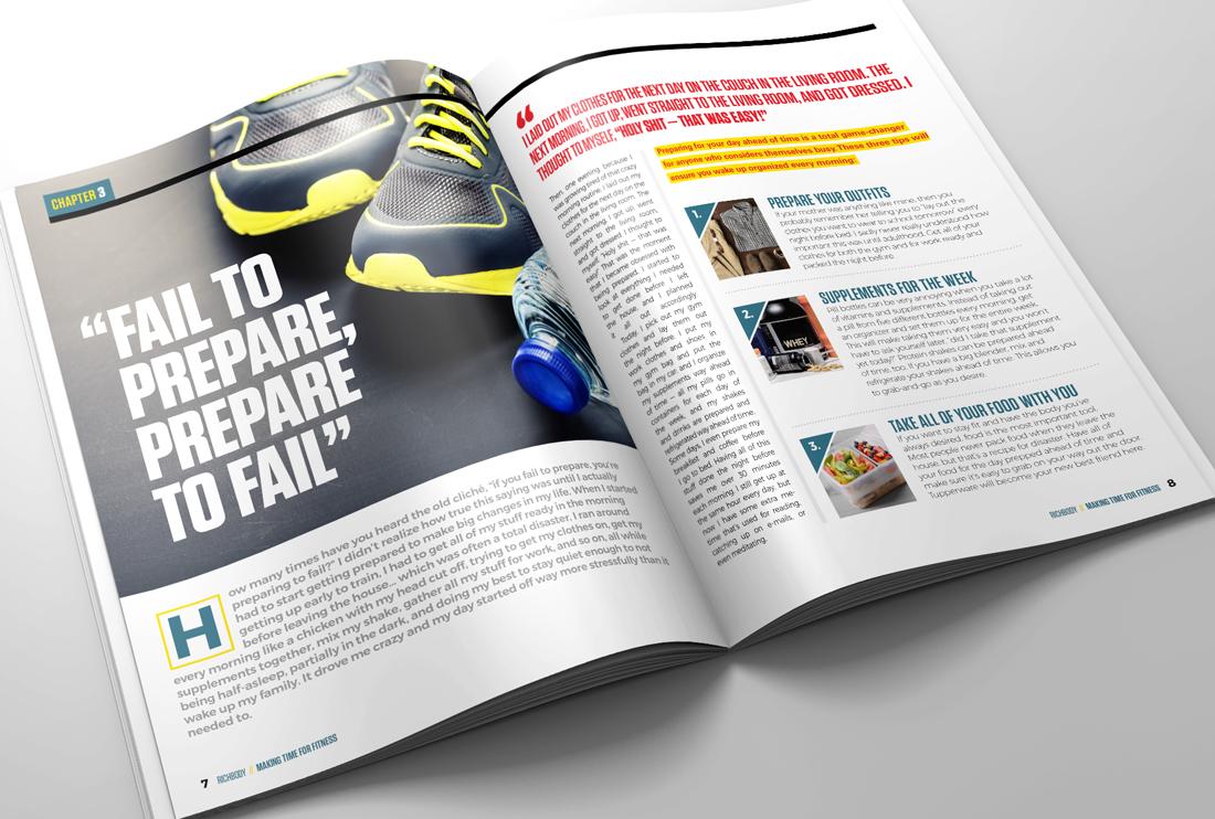 Design 5 pages Ebook, Booklet, PDF Book with Cover page