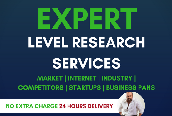 produce a comprehensive market research and competitor analysis report