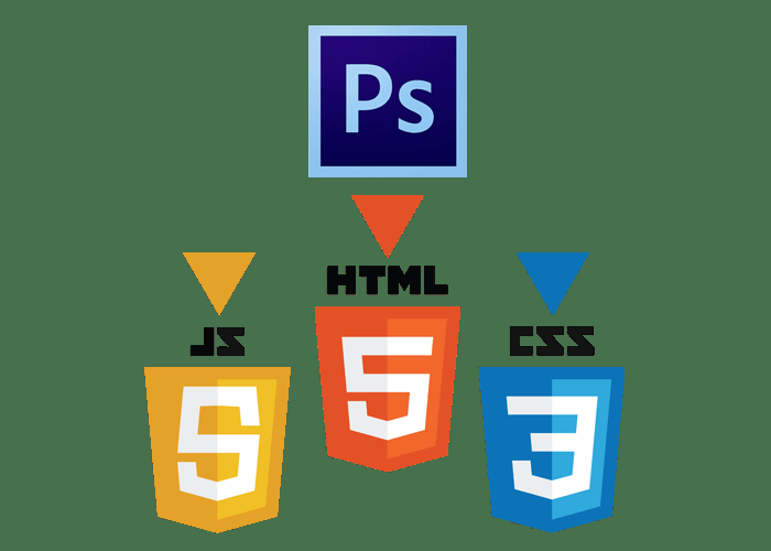 Convert PSD to HTML CSS JavaScript