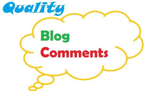 Manually Do 30 Blog Comments on HIGH DA PA
