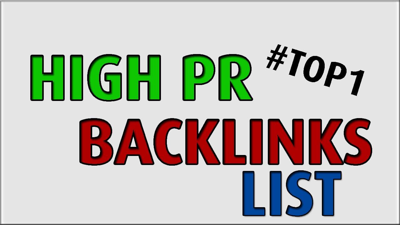 HIGH PR WEBSITE Profile LIST [160+ PLACE!]