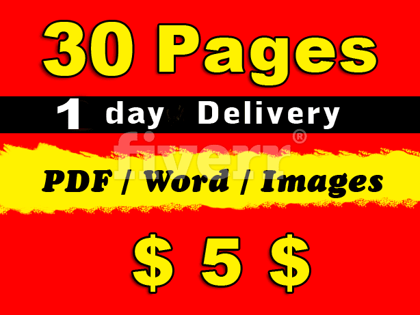 Typing 30 Pages To 24 Hoers