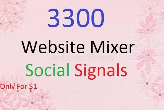 1300 Website Mixer Social Signals 