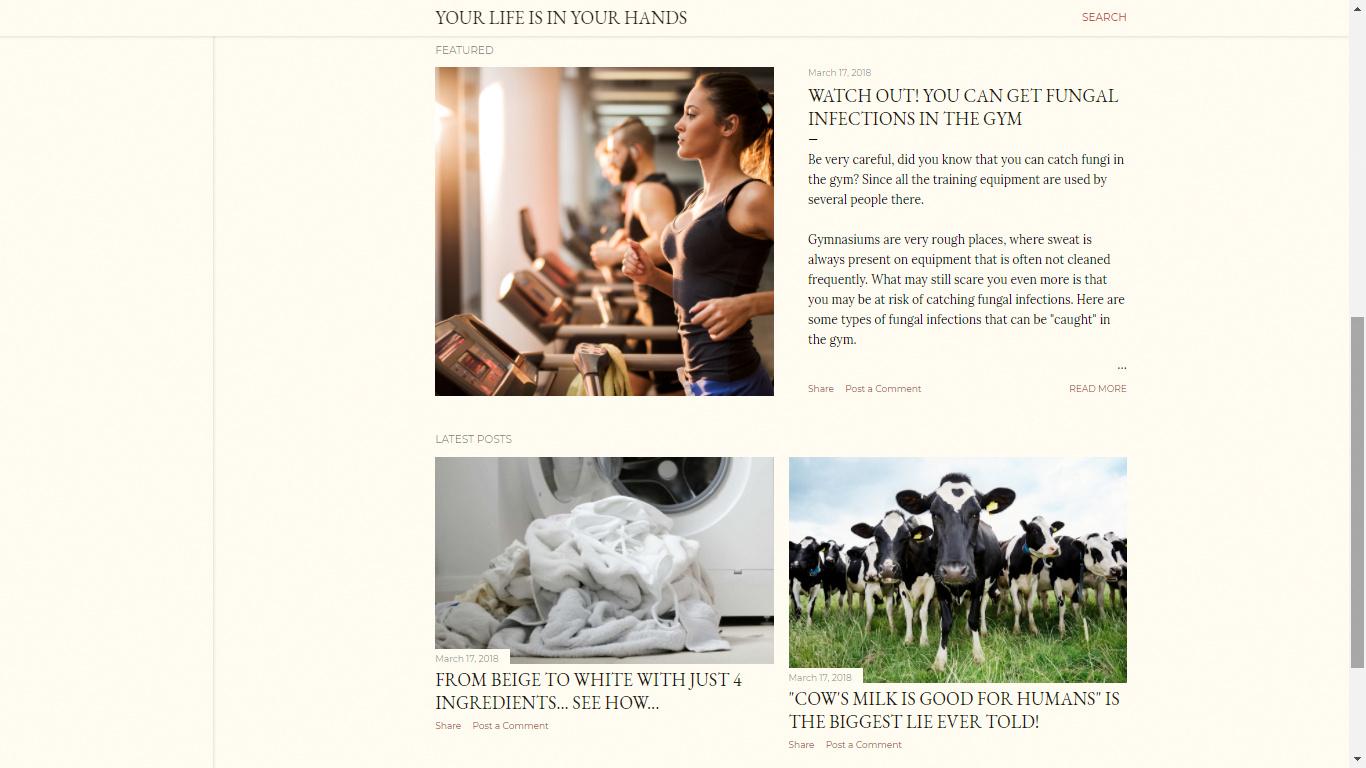 Health And Lifestyle Blog Post