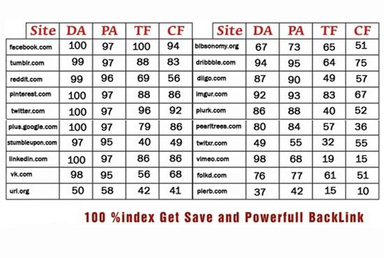   Create 20+ High PA/DA TF/CF Homepage Backlinks To Skyrocket you SERP 