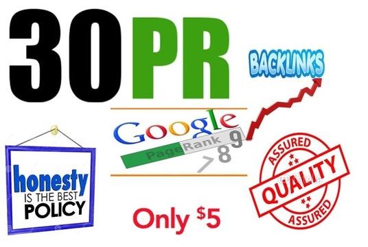  ranking website and youtube with pr9 high authority backlinks