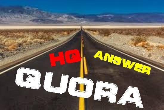 Get targeted traffic with 20 Quora Answers 