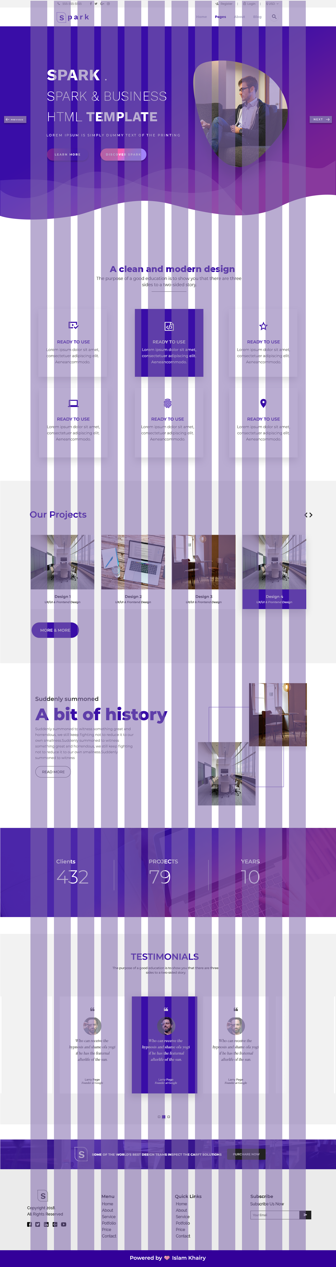 Design responsive HTML single website with Bootstrap for your drawn sketch 