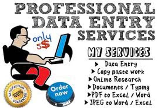 i like data entry job.compleate the job properly