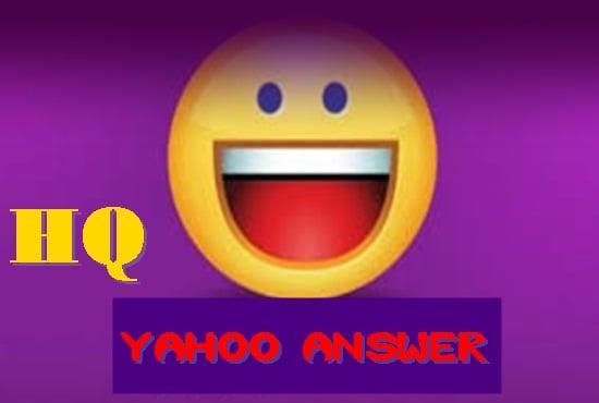 Get targeted traffic with 10 yahoo Answers 