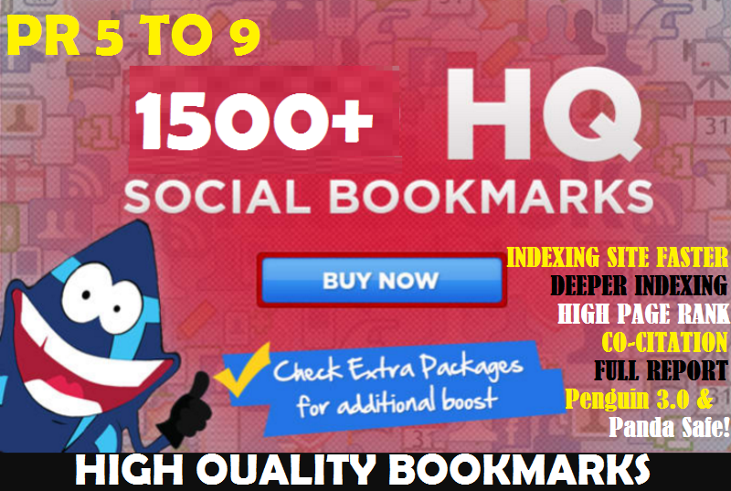 1500+ Social Bookmarks - Influence your SEO strategy with this powerful add-on