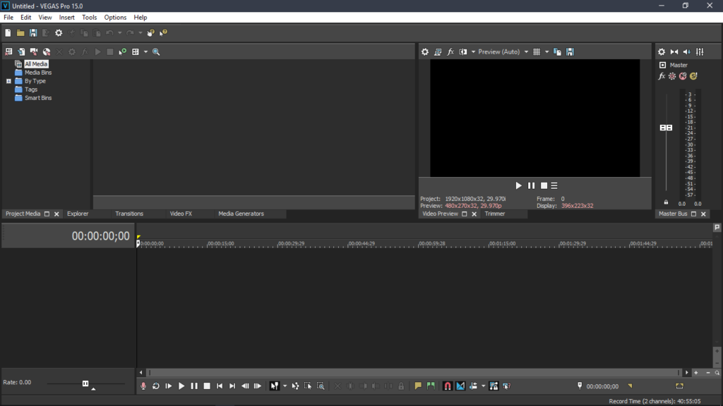 Video Editing on Sony Vegas Premier Pro 15 (Max: 30 Minutes)
