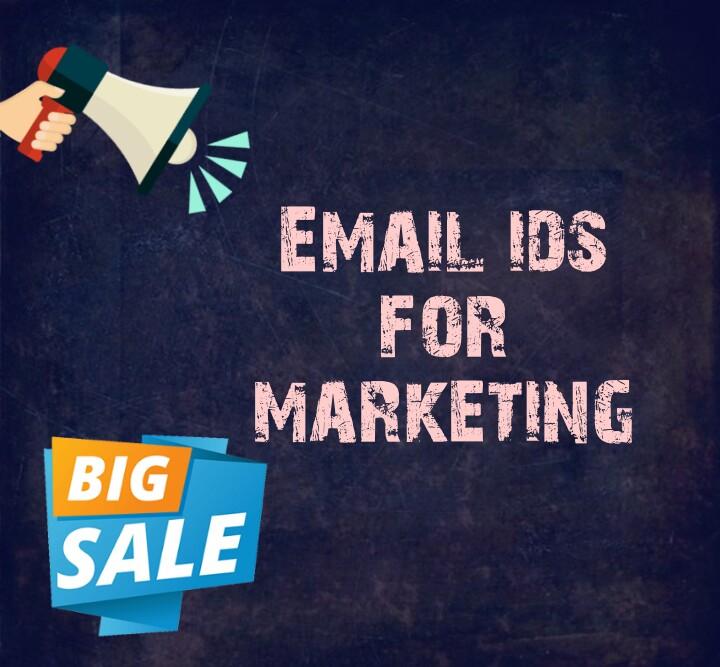 provide email database for mail marketing, world wide available - 200 million ids