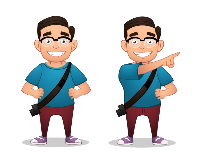 create a cartoon character for you