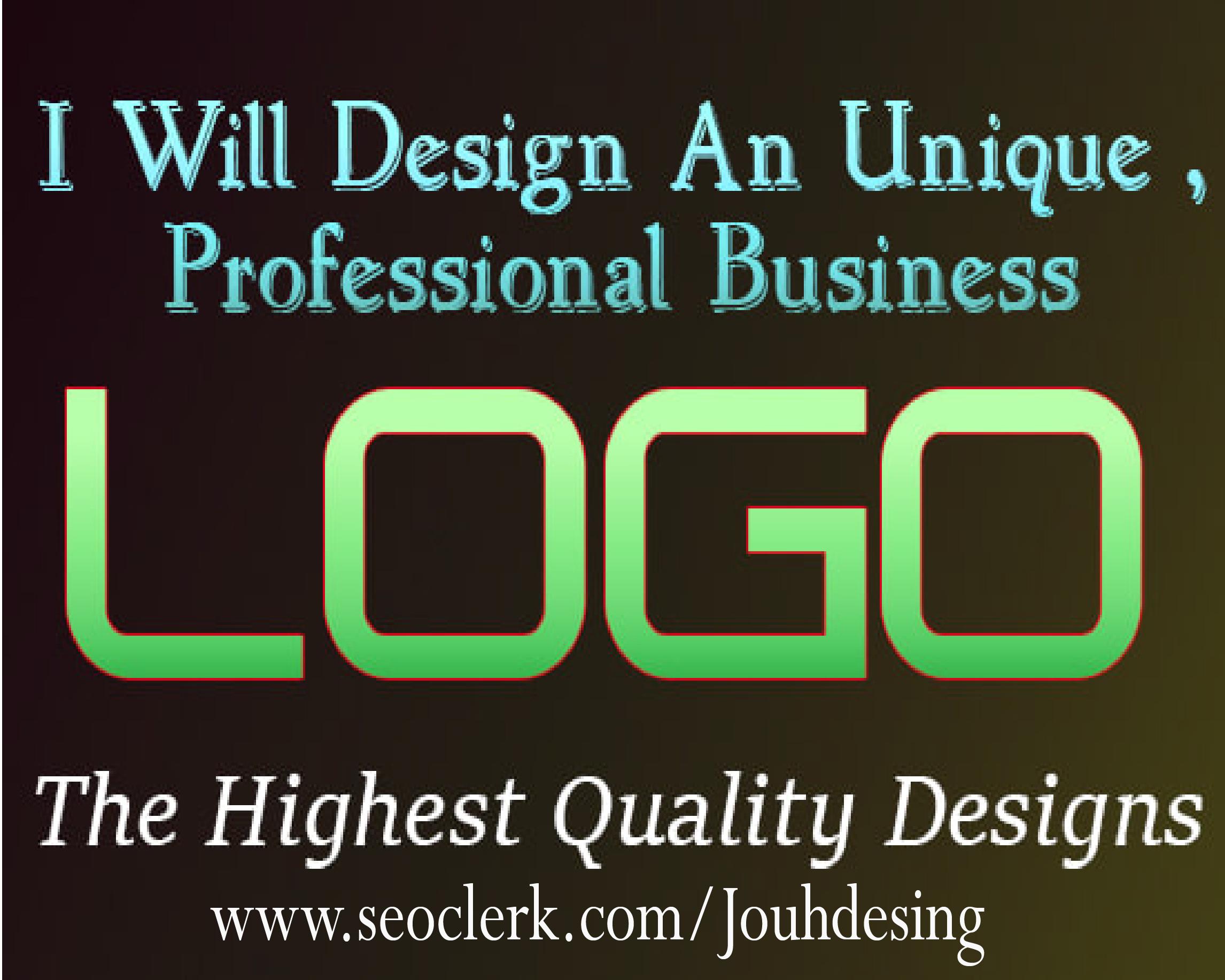 I ll design 3 AWESOME and Professional logo design for your business 