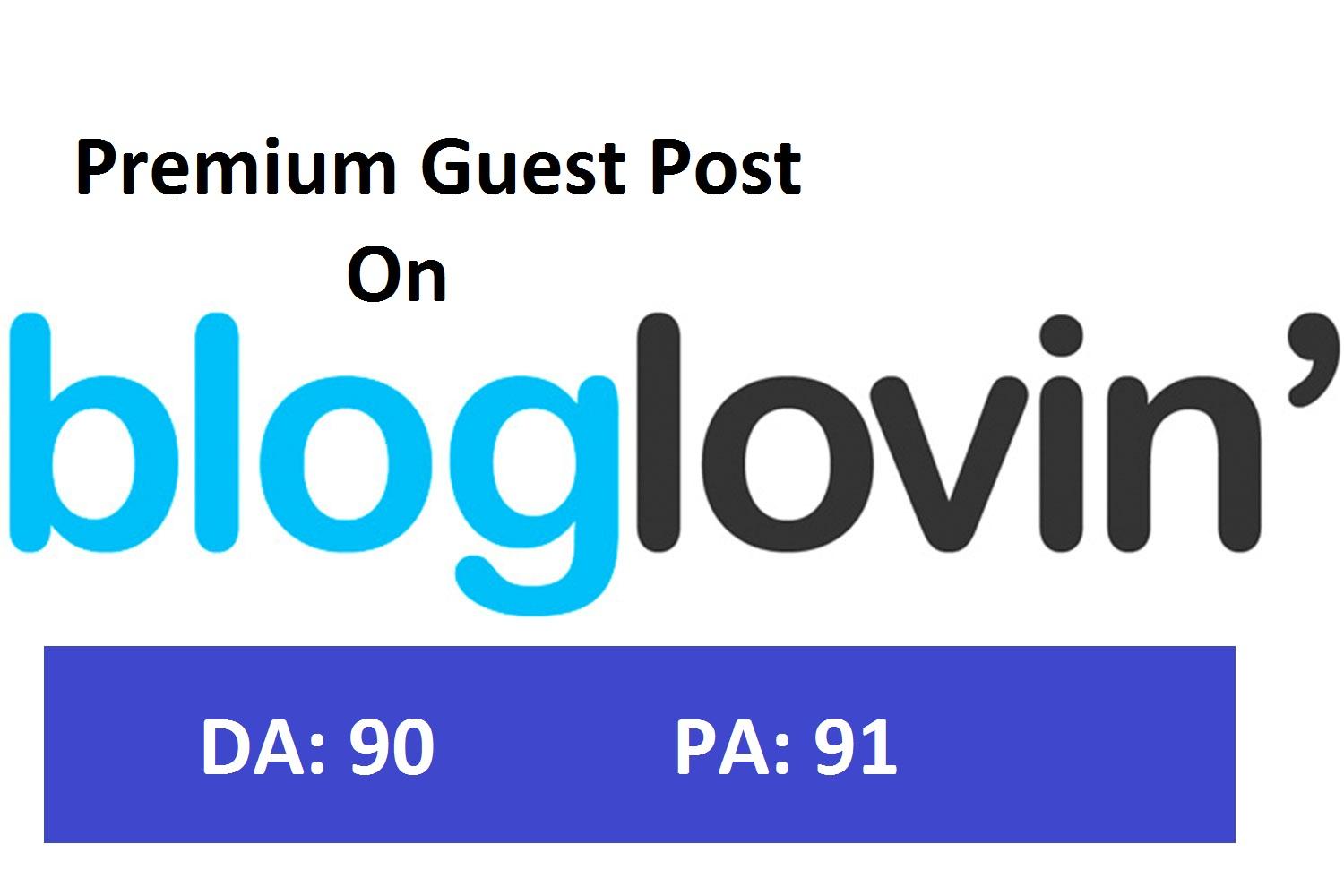  Publish your content on Bloglovin.com with DO-Follow Backlinks ( DA90 )