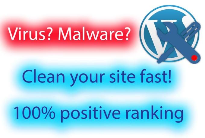 fix any virus  or malware on wordpress