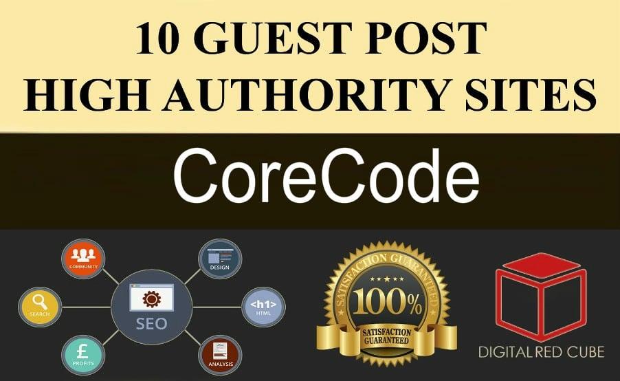 Write 1 Articles And Guest Post On 10 High Authority Websites