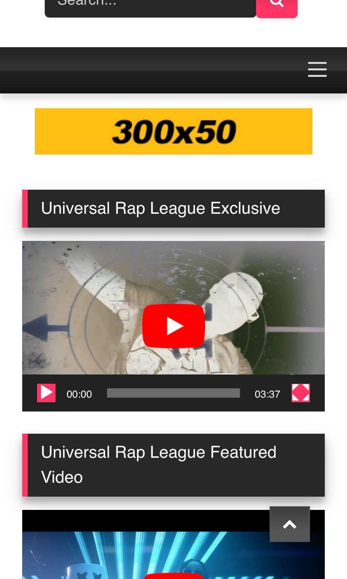 Universal Rap League Exclusive Video Top Placement