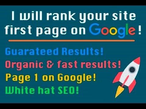 Search engine optimization Rank Your Website Guarantee First Page Of Google Fast