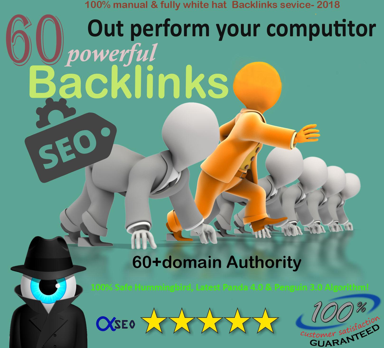 Latest 60 PR9 80+DA Safe SEO Powerful Backlinks Increase Your Google & others SERP rank
