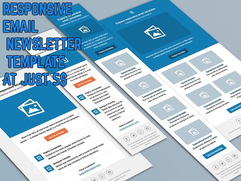 Get A Responsive Email Newsletter Template
