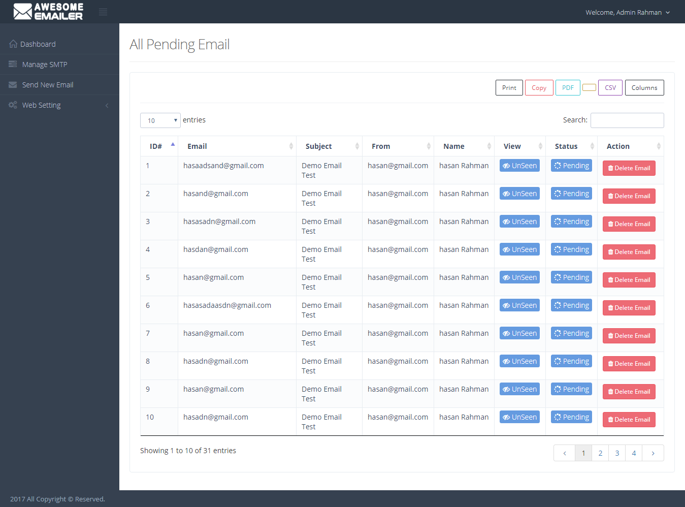 SMTP Support IP Rotating Email Sender
