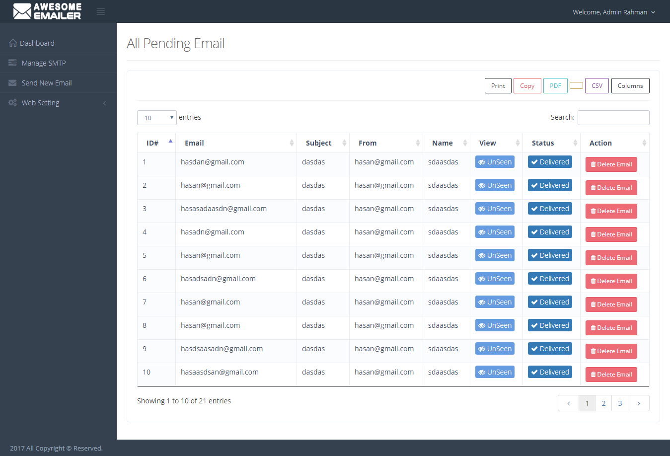 SMTP Support IP Rotating Email Sender