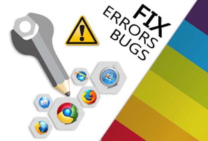Fix any issue related html, css, js, jquery, php, wordpress 