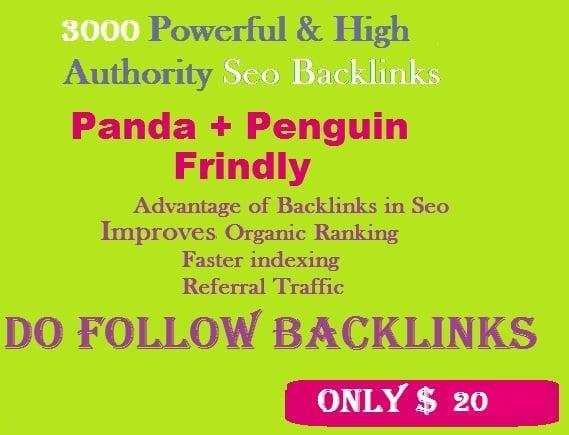 Provide GSA SER 4000 High Athourity Da Pa Contextual Backlinks