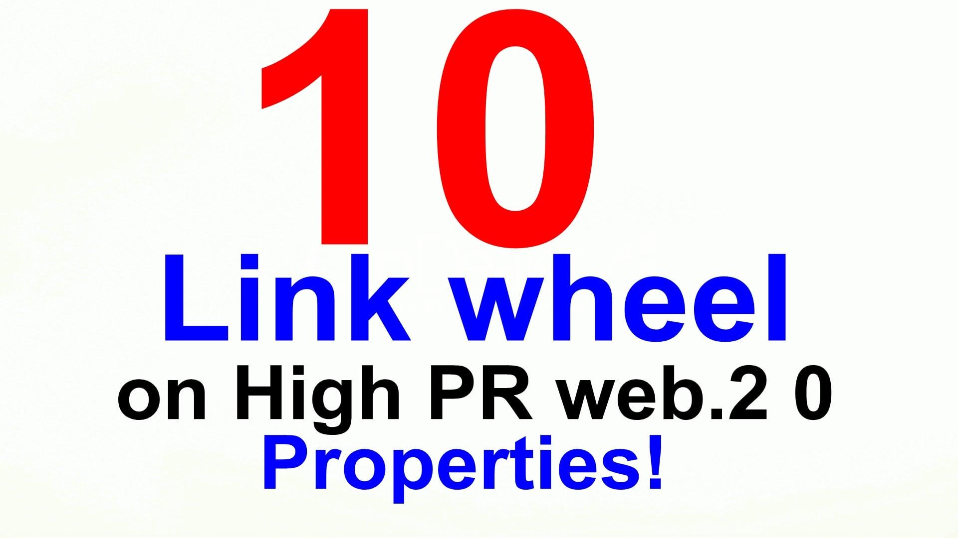  10 high quality web 20 properties we create all work manually