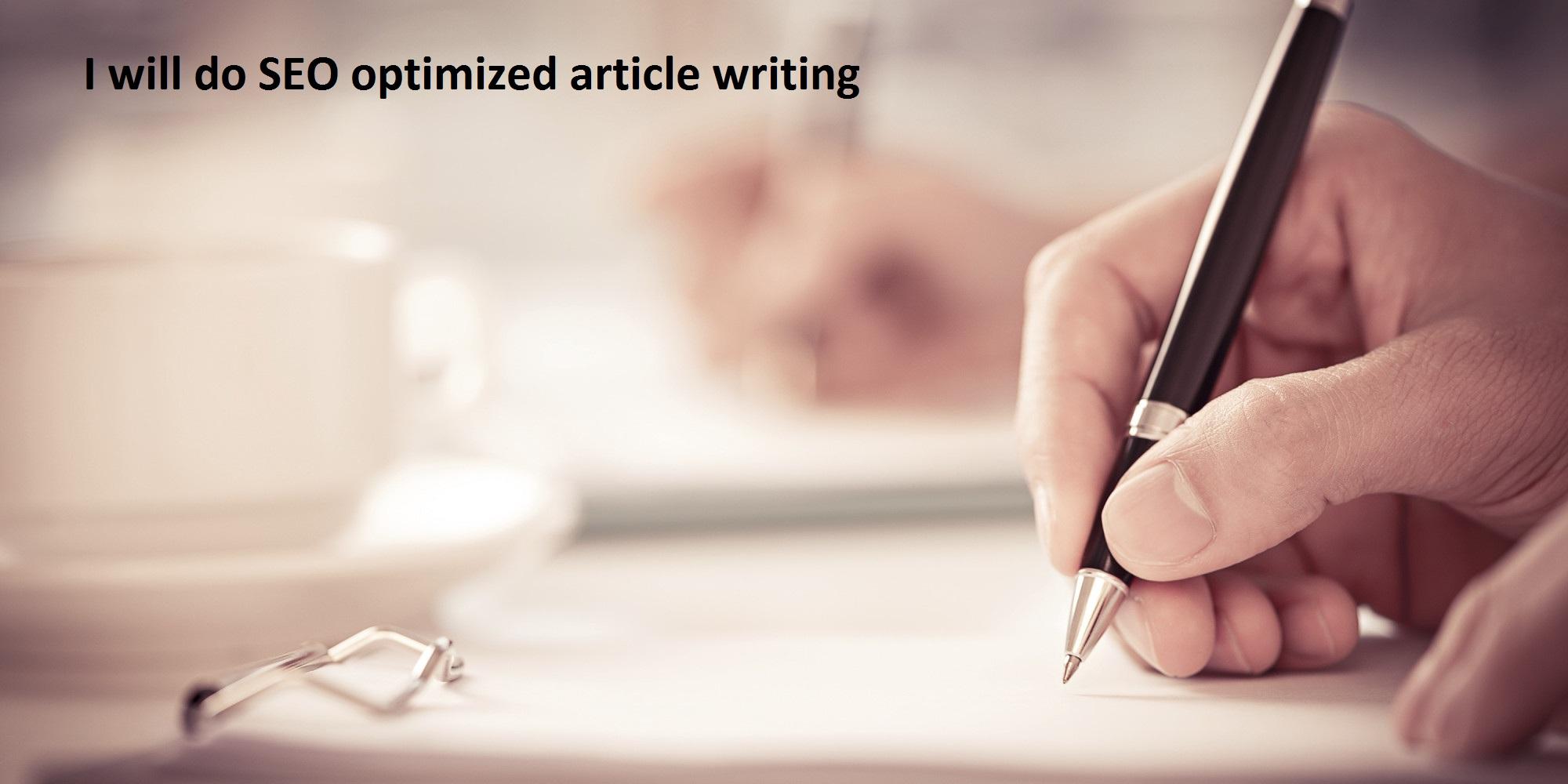 5 SEO articles writing of 500 words in 24 hours