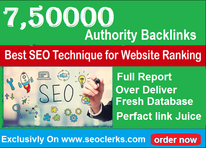 750,000 Gsa, High Quality Authority Backlinks For SEO To Rank Site