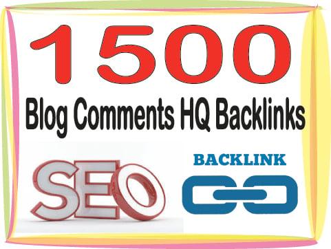 Do You 1500 HQ. Blog comments PR7 to PR10 Backlinks Boost SEO Ranking