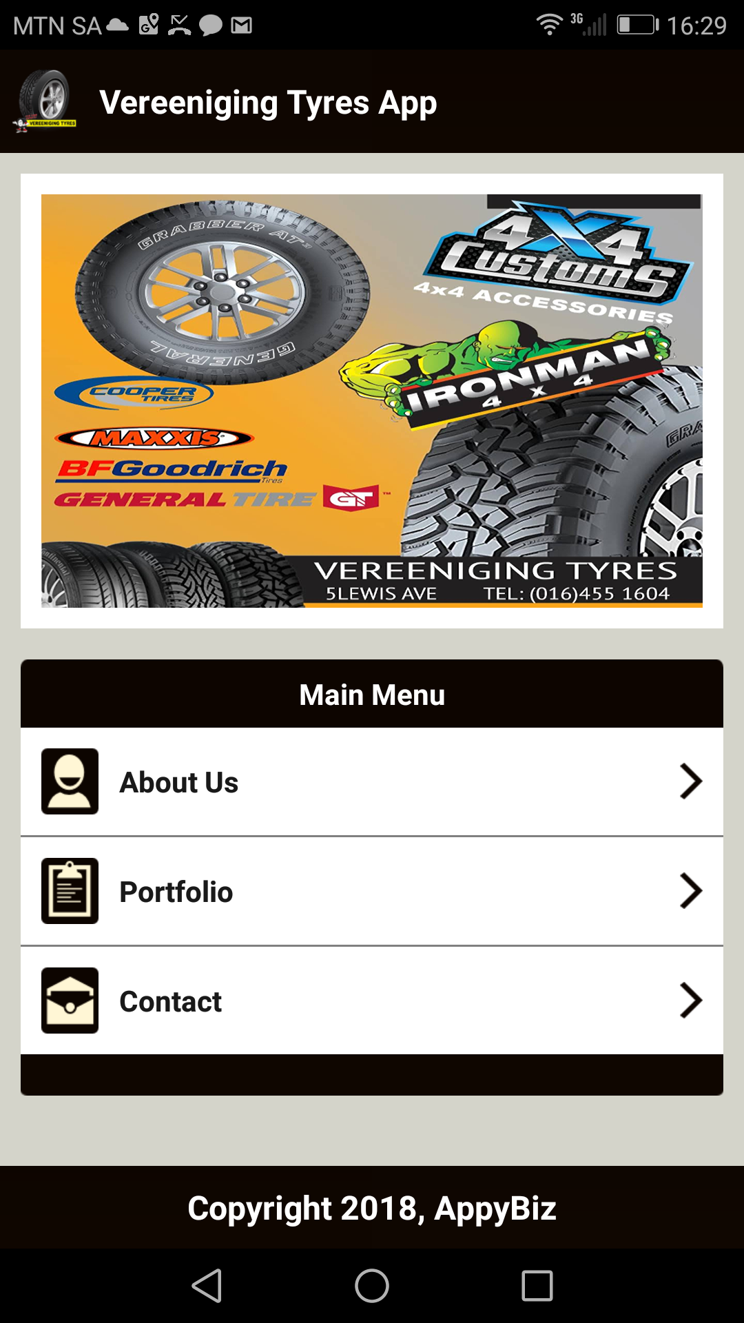 Basic Android Business App 