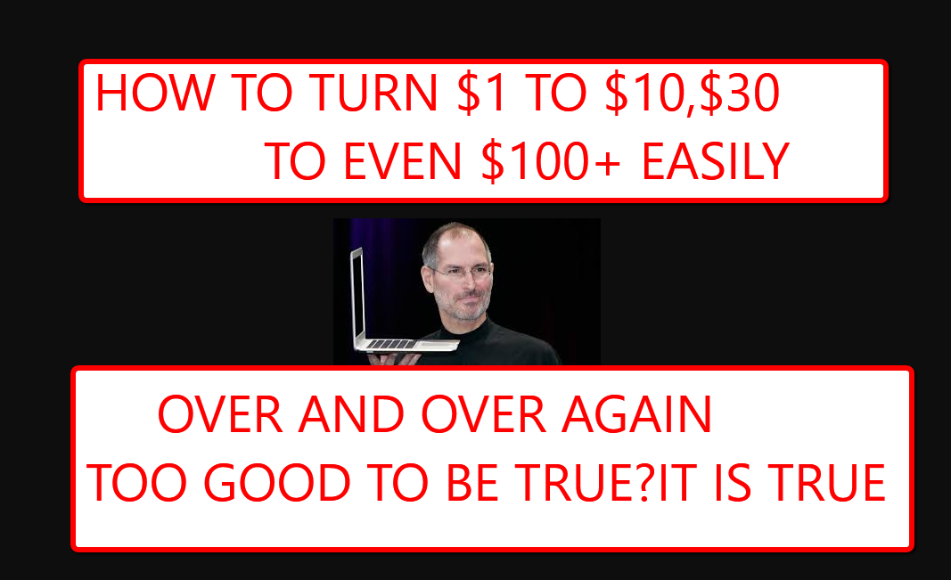 teach how to turn 1 USD to 30 even 100 easily over and over 