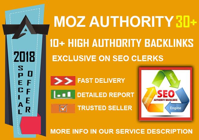 2018 Sky Rocket SEO - 10 DA 30+ Authority Backlinks with accounts