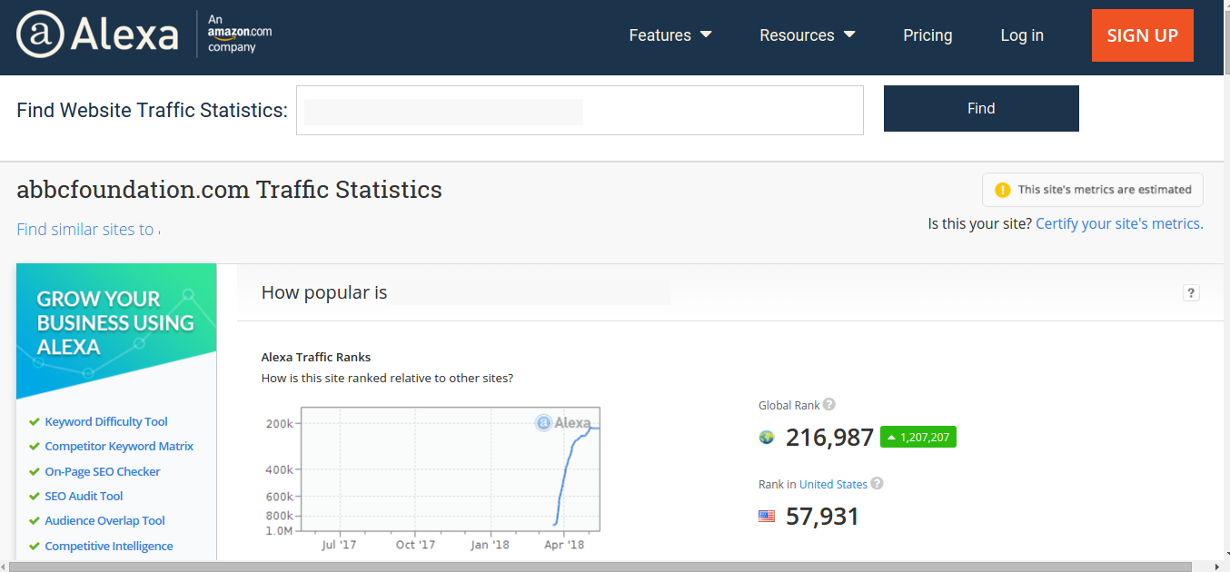 Increase USA alexa ranking under 99k