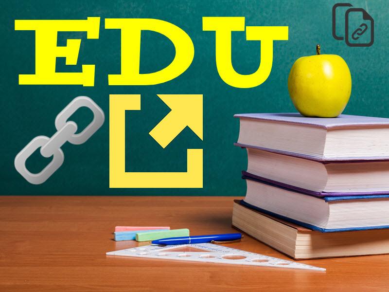 Create 20. edu do follow backlinks low obl