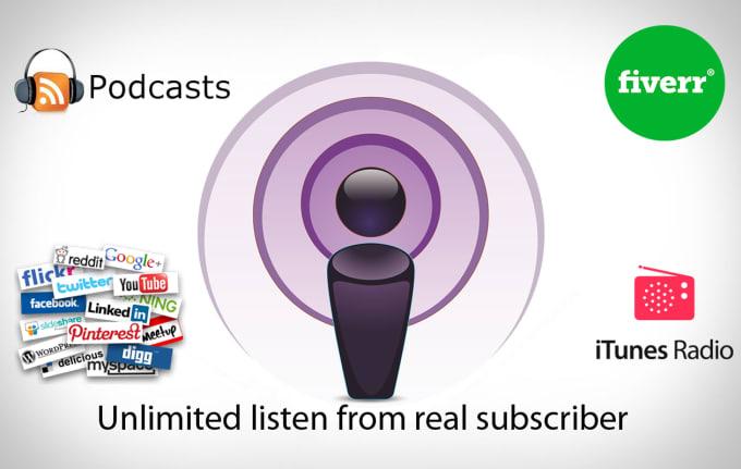 promote and download 300 episodes of your podcsat with subscription for $5