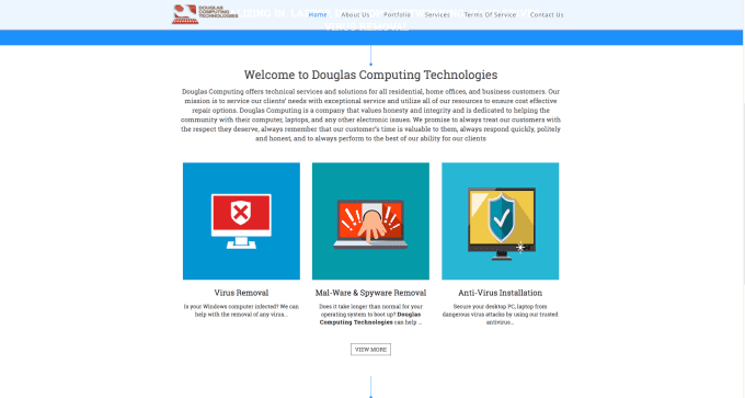 Design You A Computer Repair  Theme Website