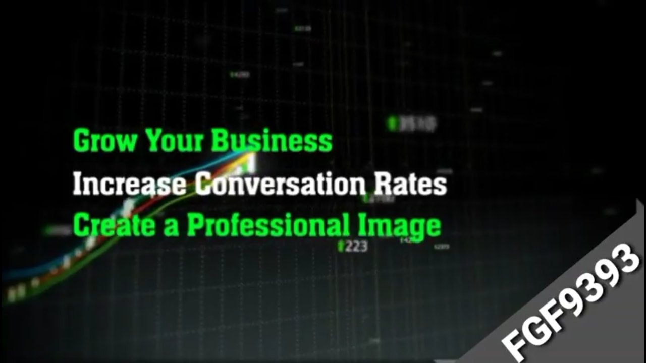 60 Second Custom Video Advert With Voice Over