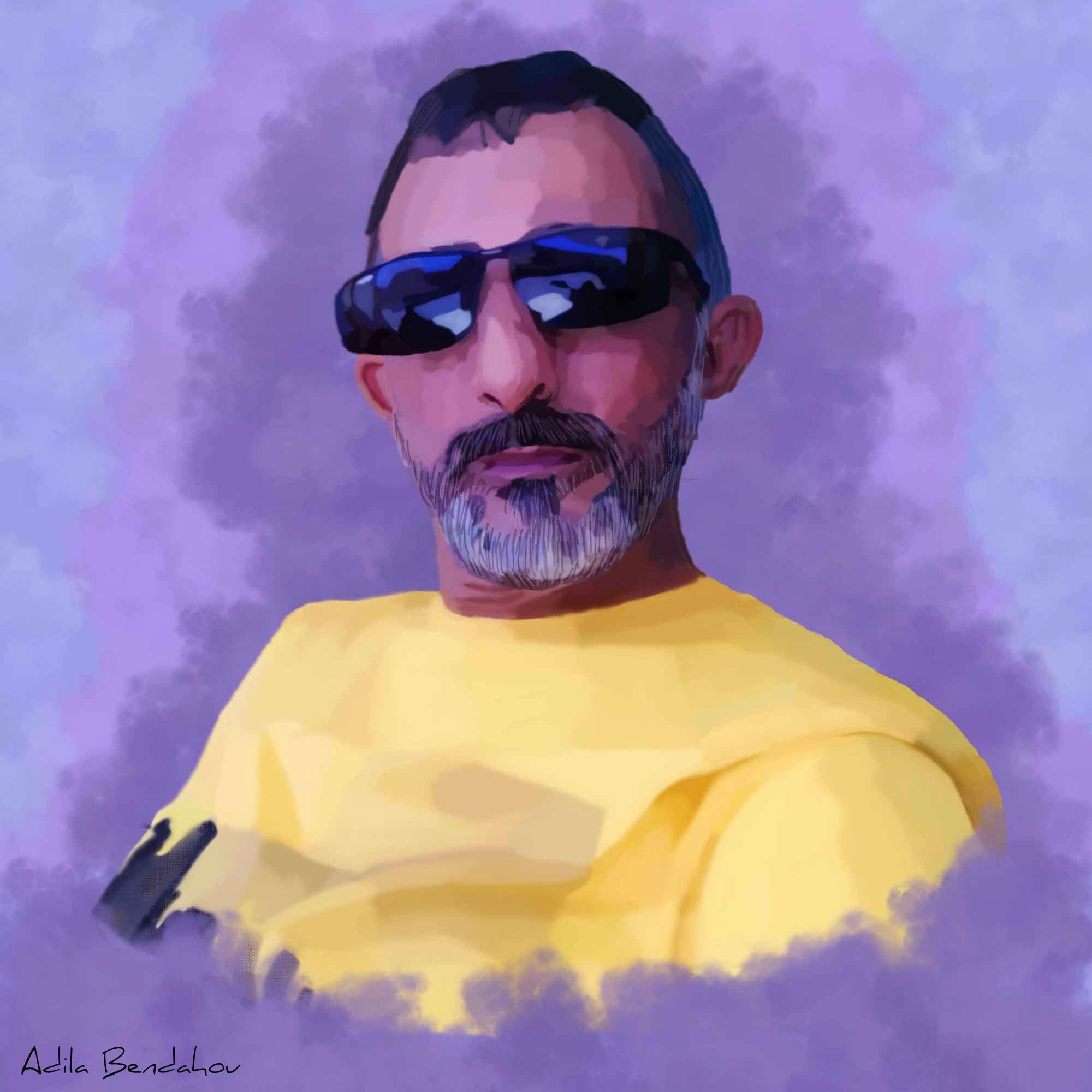 drawing a digital portrait for you !